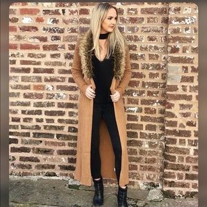Show Me Your MuMu Long faux fur Lombardi Cardigan